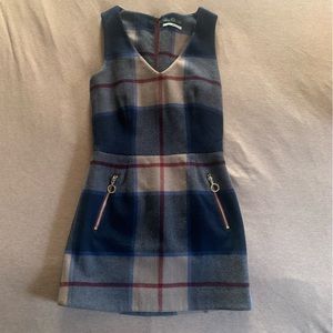 Fred perry plaid wool jumper dress